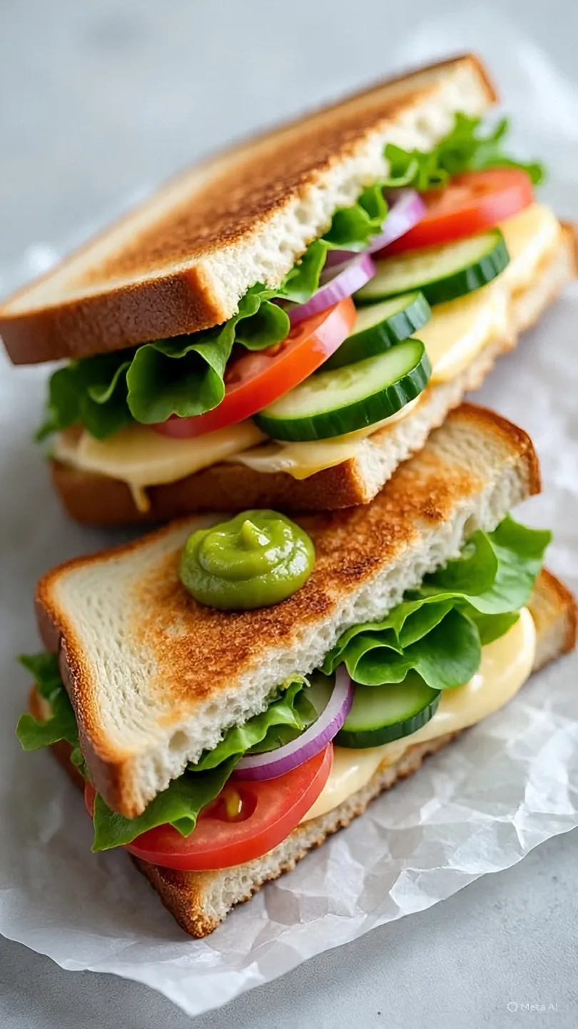 CHEESY VEG SANDWICH