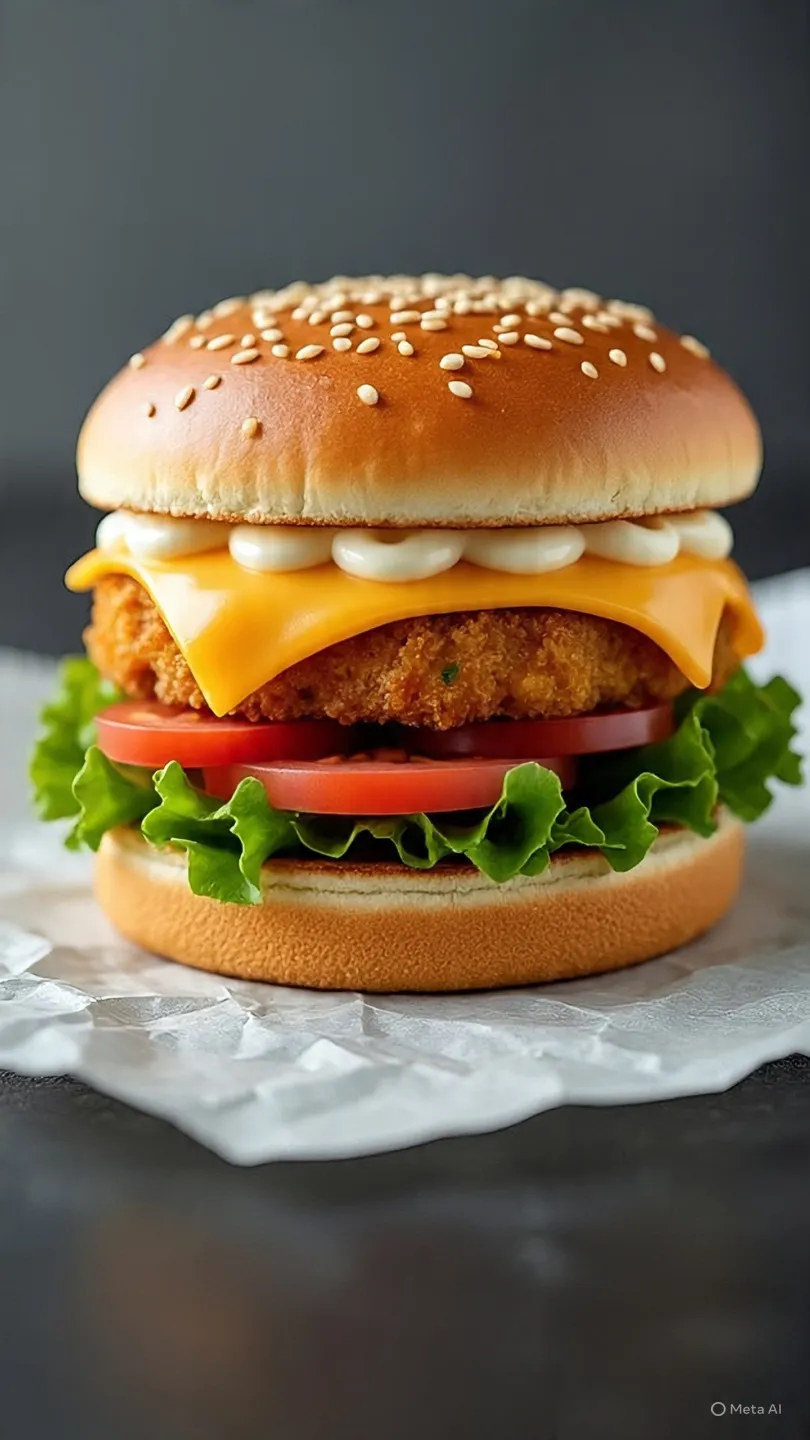 VEG CHEESY BURGER