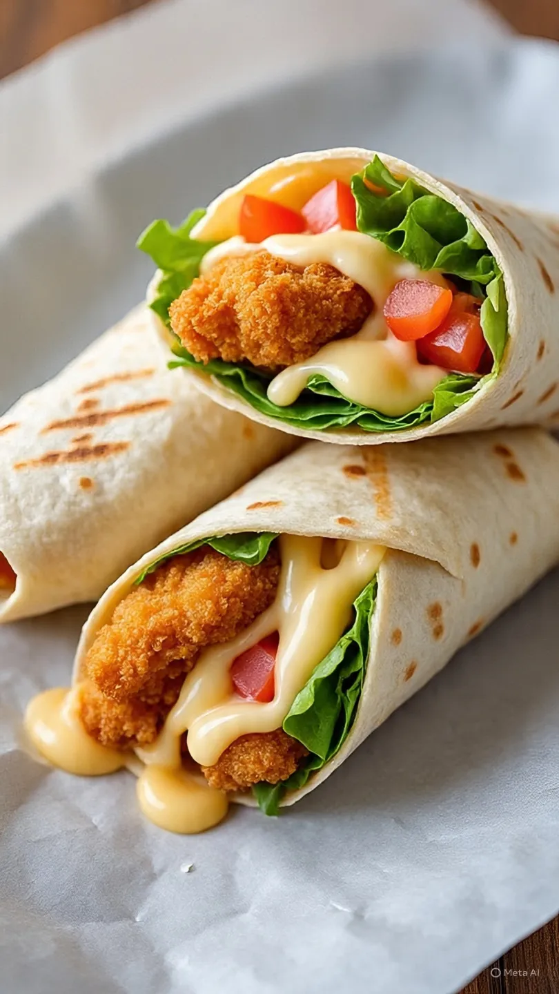 CHEESY CHICKEN WRAP