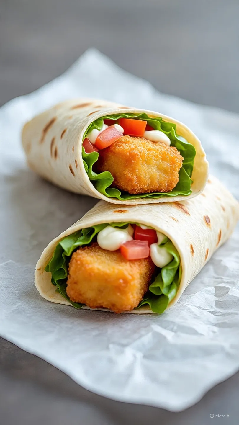 CHICKEN NUGGETS WRAP