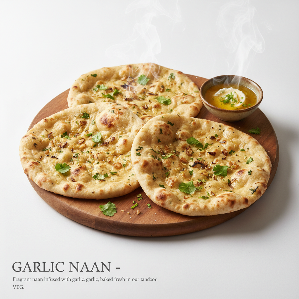 Garlic naan