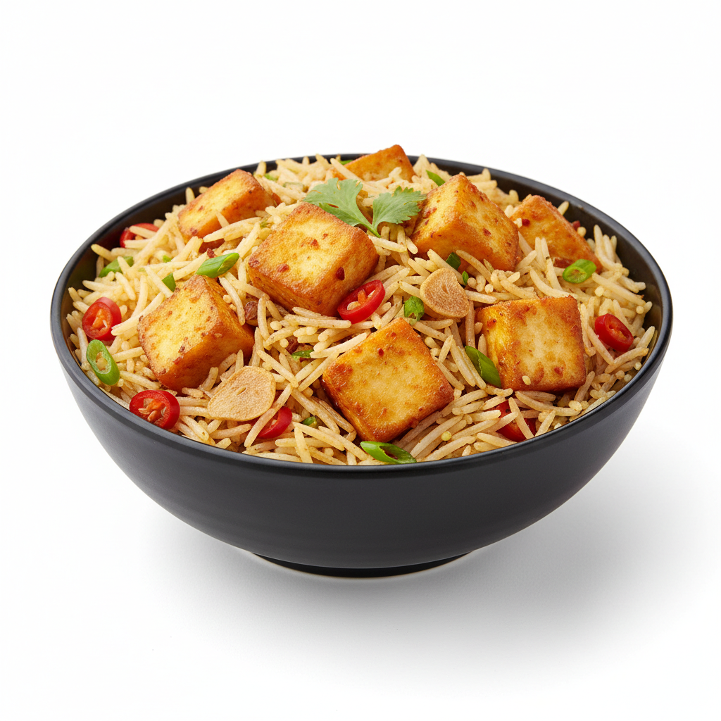 CHILLI GARLIC PANEER FRIED RICE