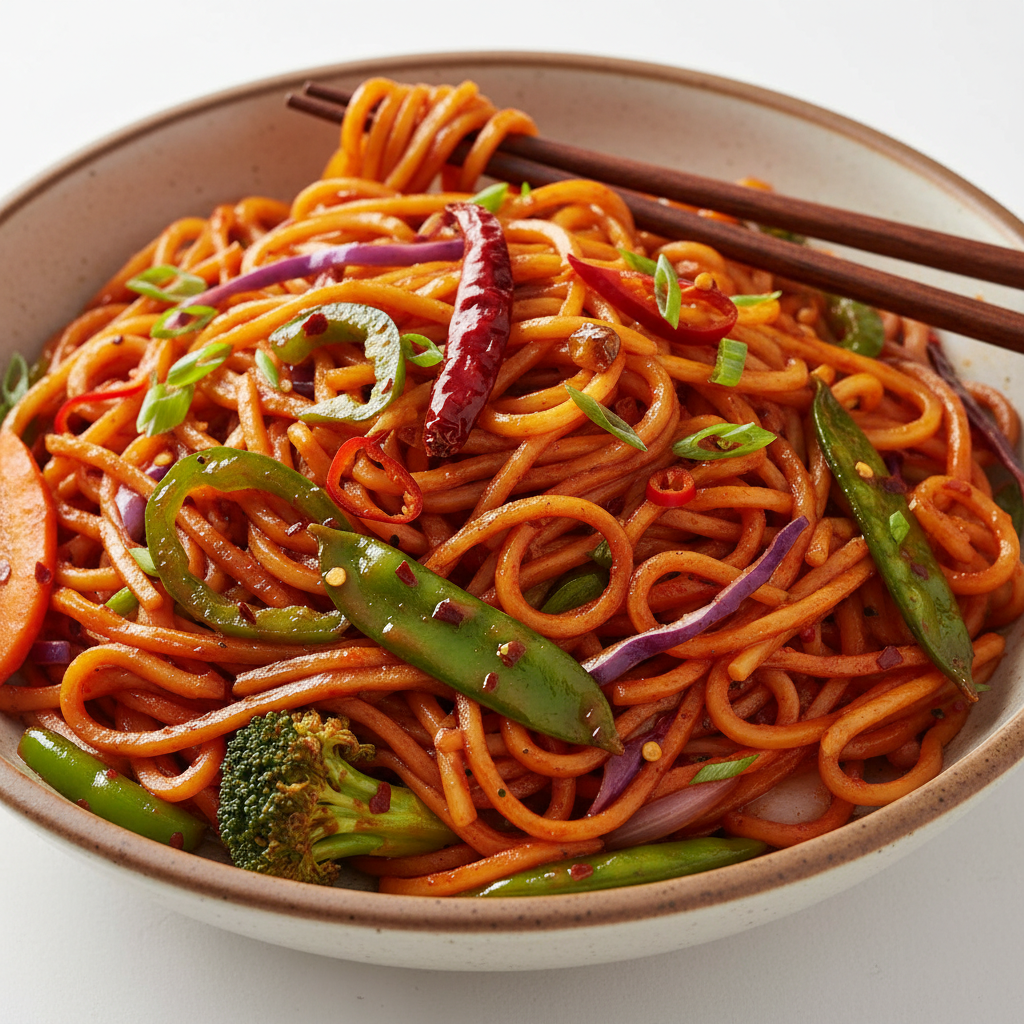 VEG SCHEZWAN NOODLES