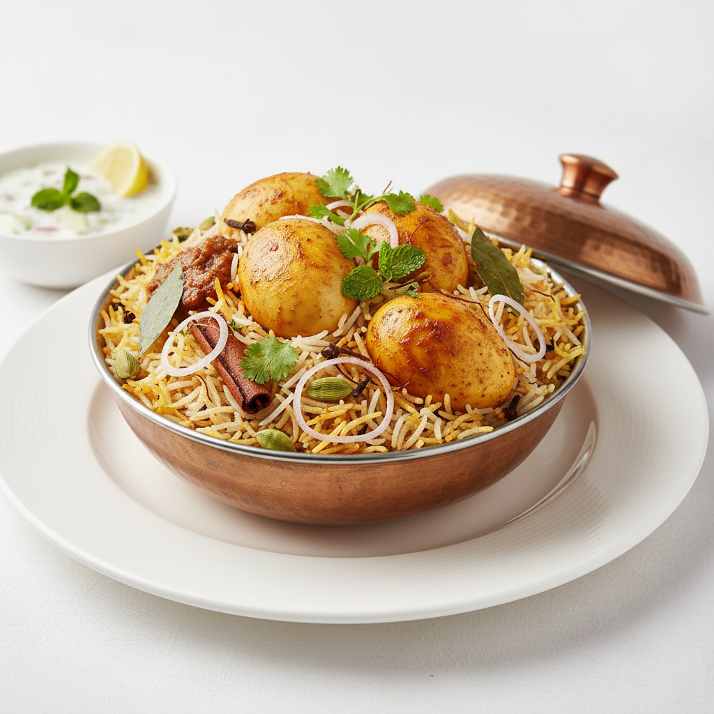 Egg biryani
