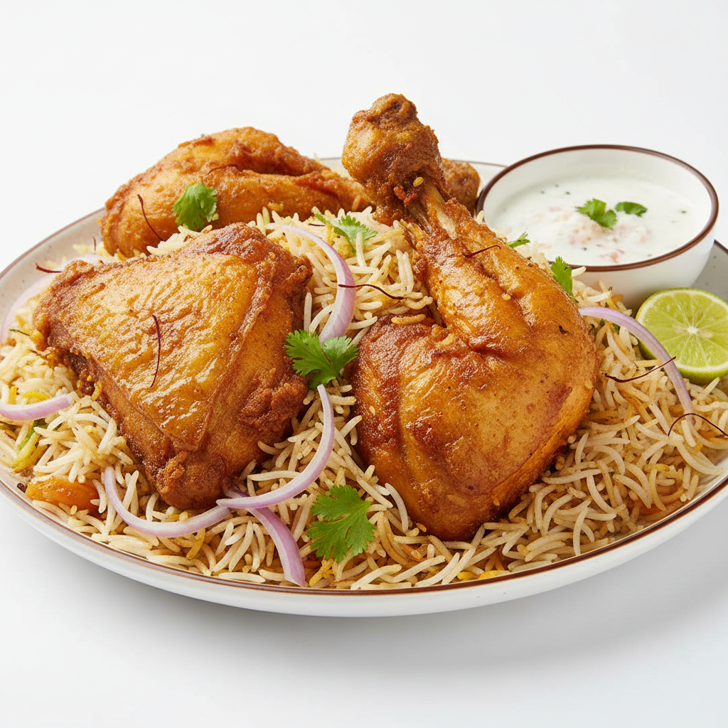RCMB Chicken Fry peice biryani