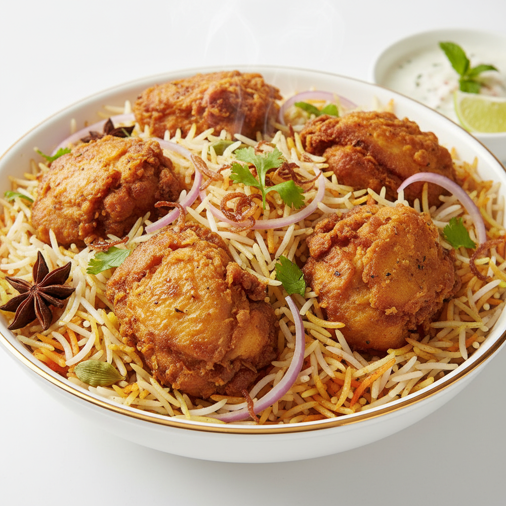 RCMB Chicken Fry peice biryani