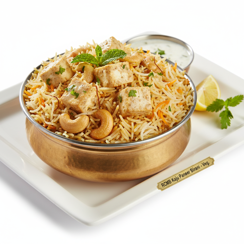 RCMB Kaju paneer biryani