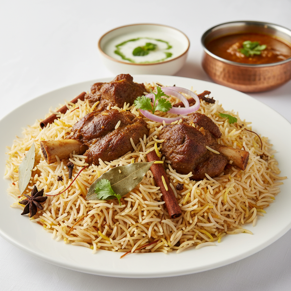 RCMB mutton biryani