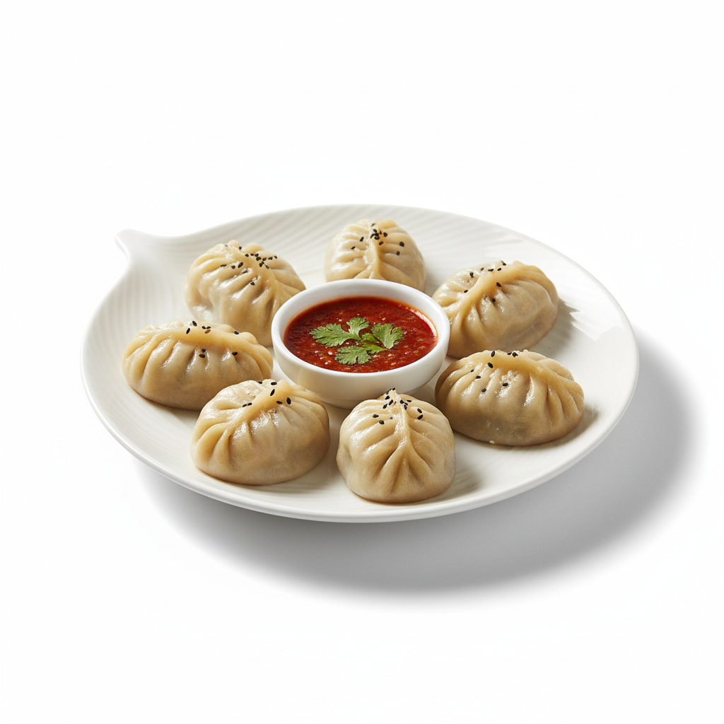 PANEER MOMOS (STEAM) - 8 Pcs