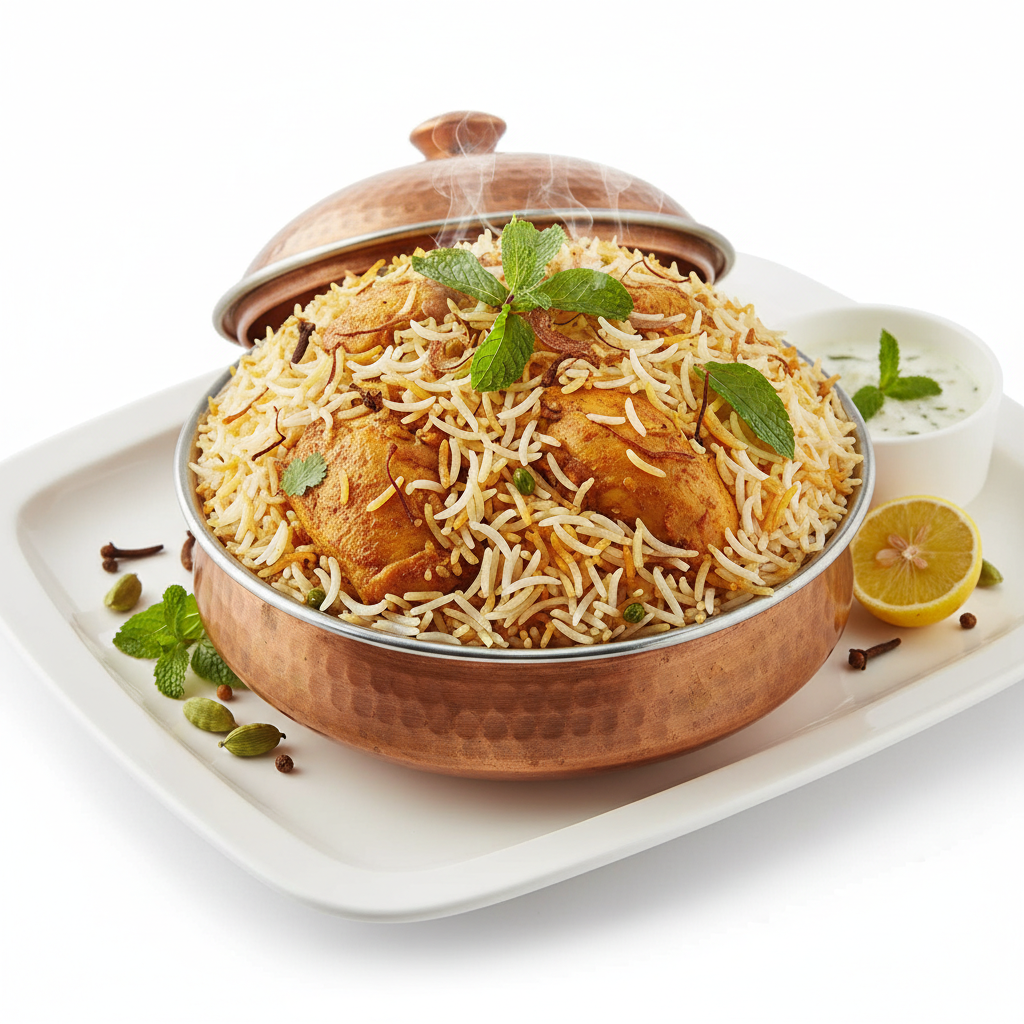 Chicken dum biryani
