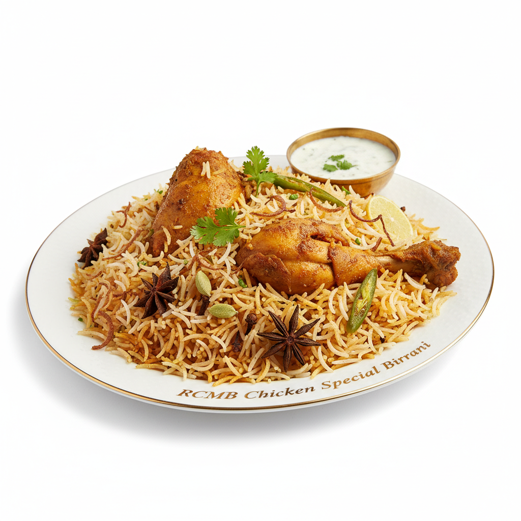 RCMB Chicken special biryani