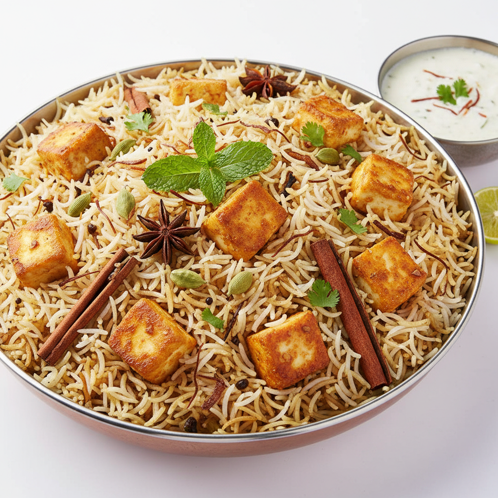RCMB Paneer biryani