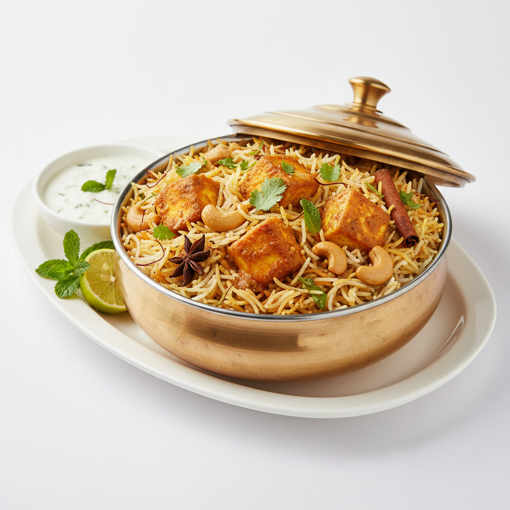 RCMB Kaju Paneer biryani