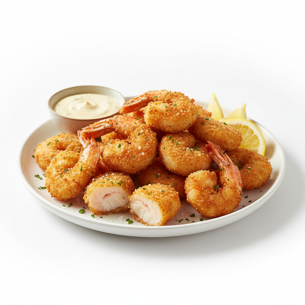 Golden Fried Prawns