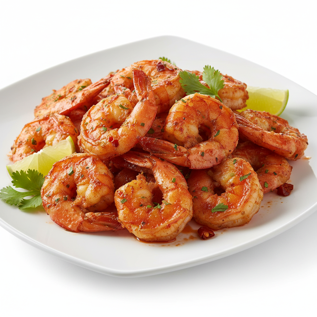 Loose prawns ( semi-dry)