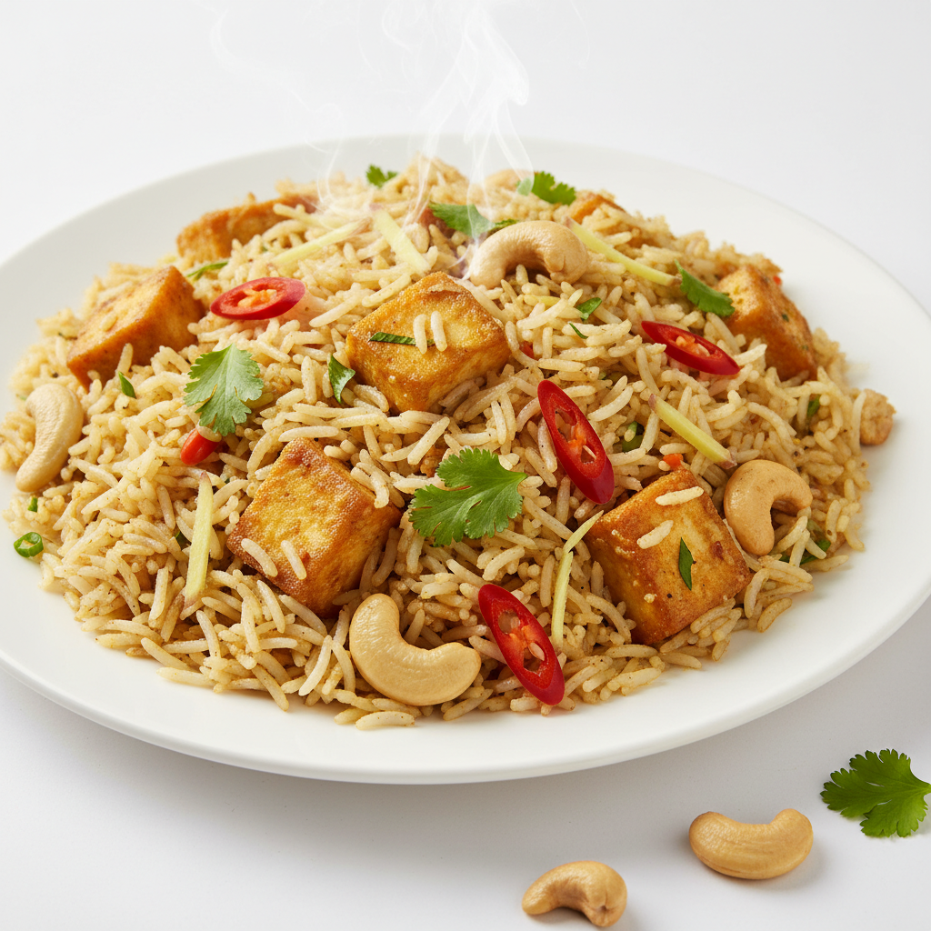Kaju Paneer Fried Rice