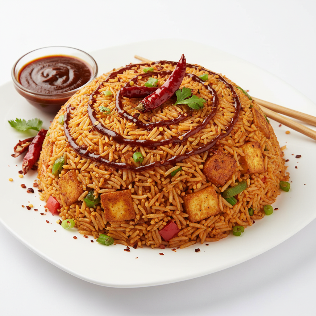 PANEER SCHEZWAN FRIED RICE