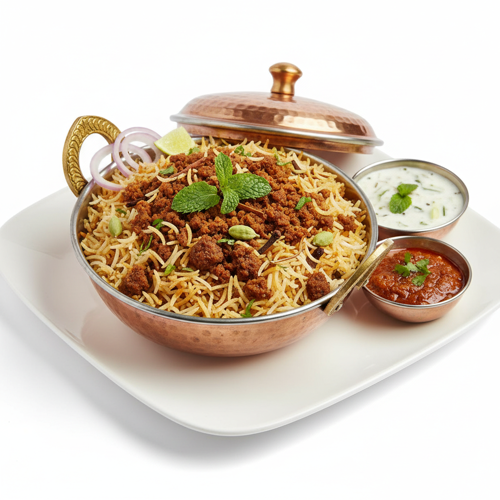 RCMB mutton Kheema biryani