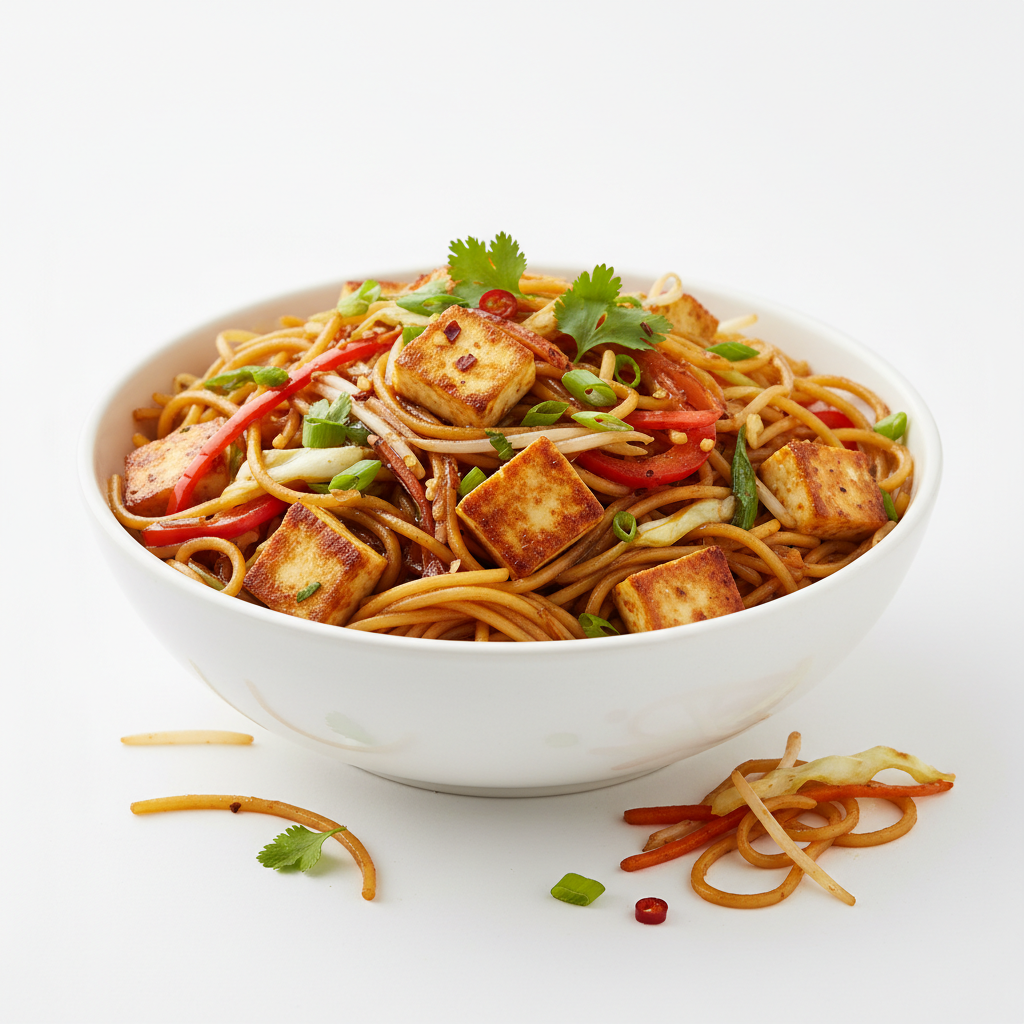 PANEER HAKKA NOODLES