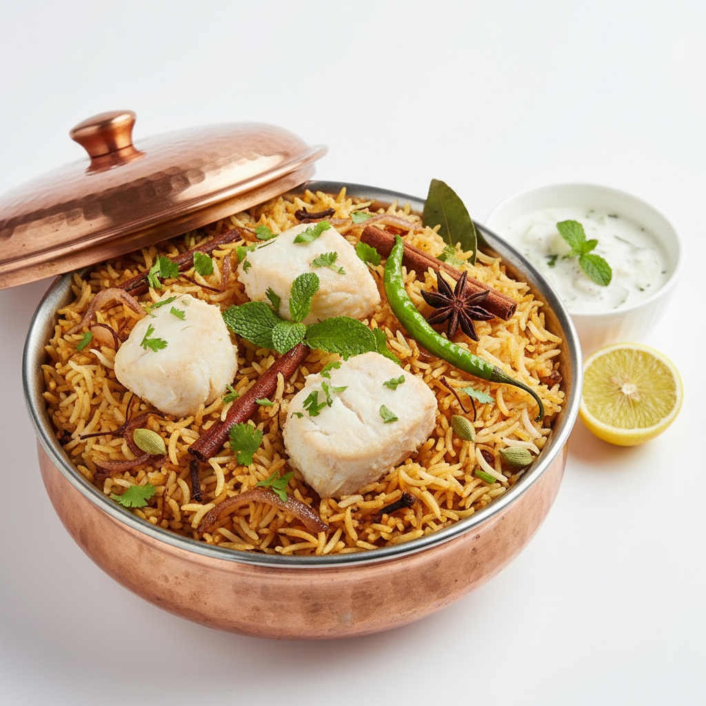 RCMB Fish biryani
