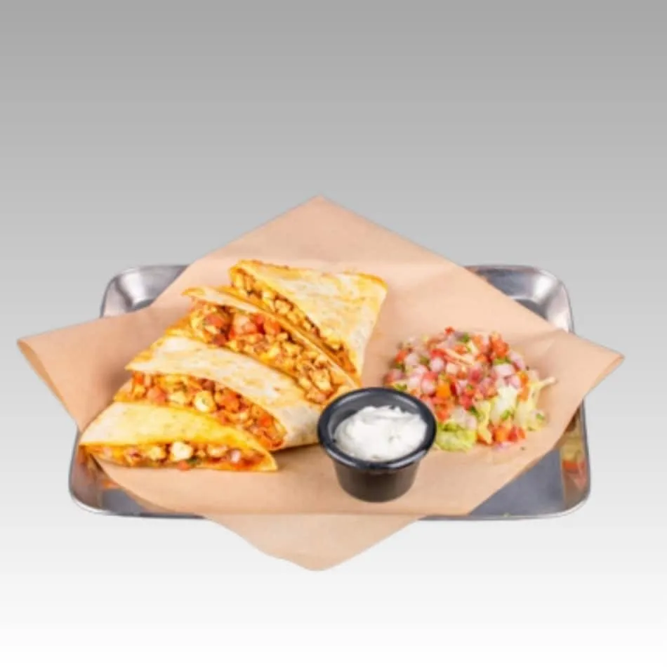 Popcorn Shrimp Quesadilla