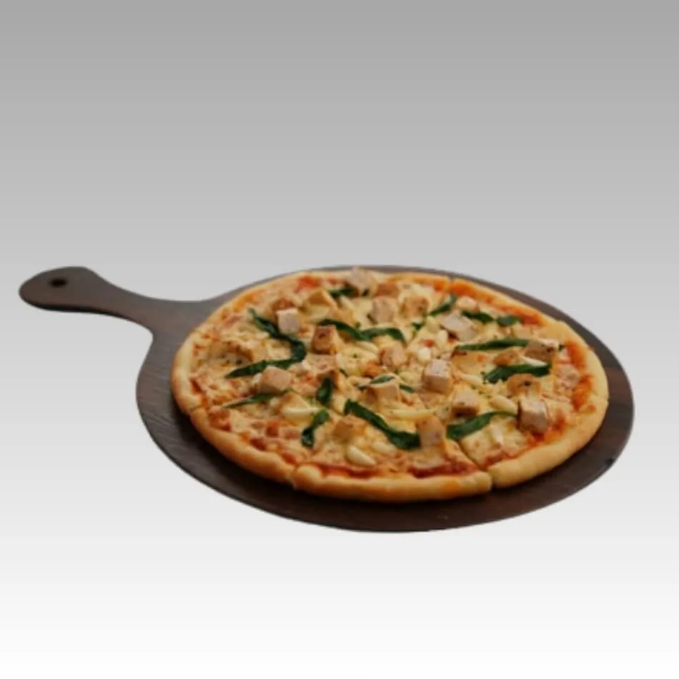 Spinach Garlic Chicken Pizza
