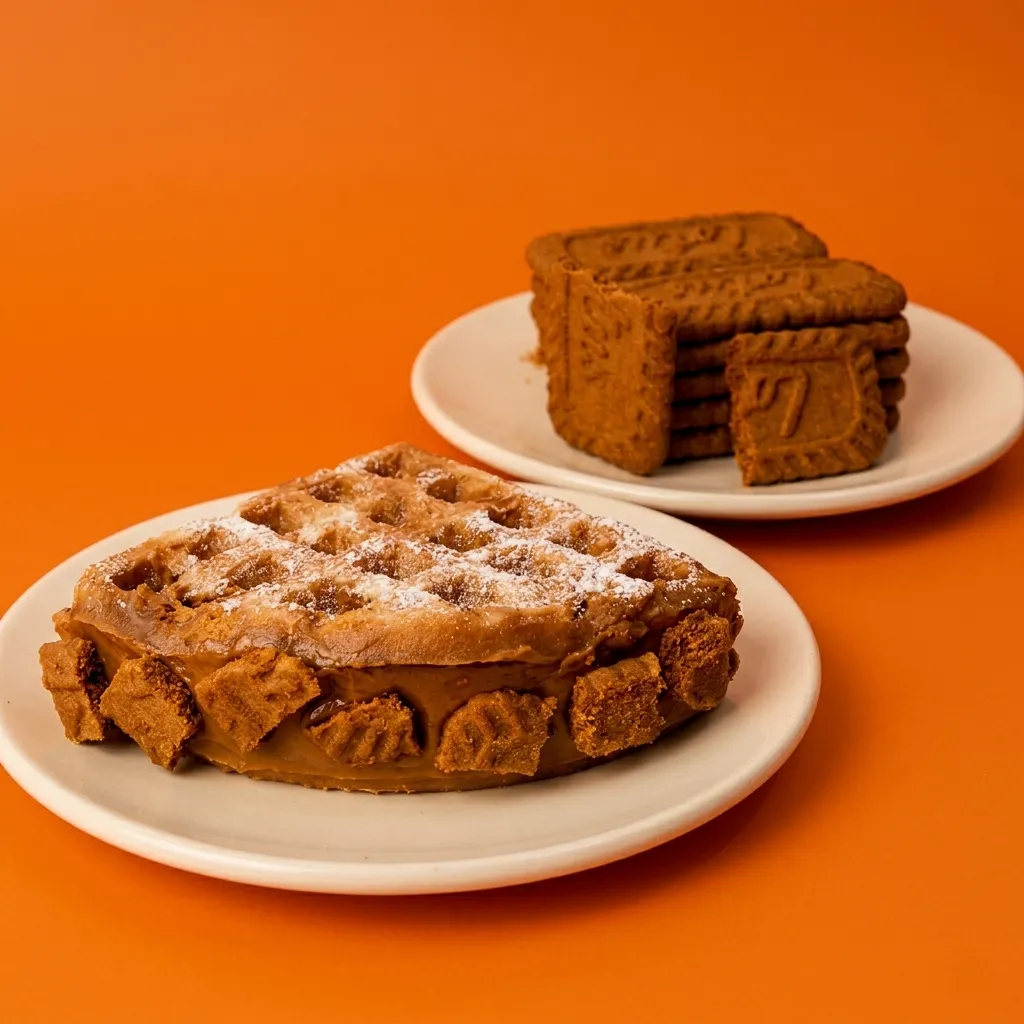 Biscoff Crush Waffle
