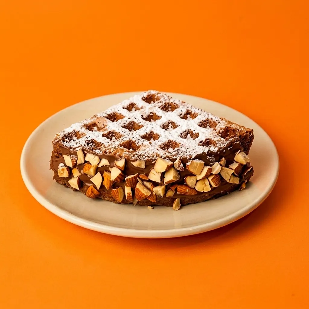 Choco Almond Waffle