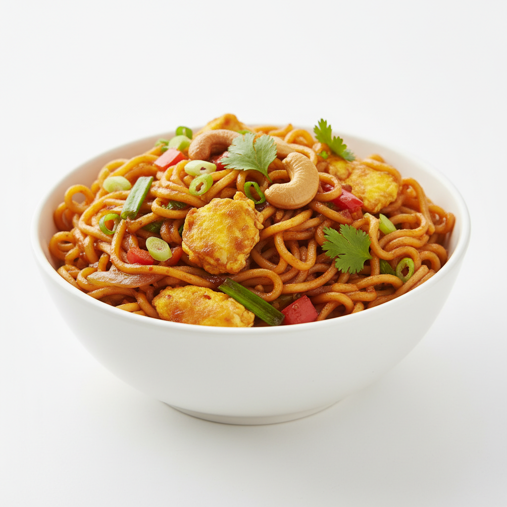 Egg Manchurian Noodles (Single)