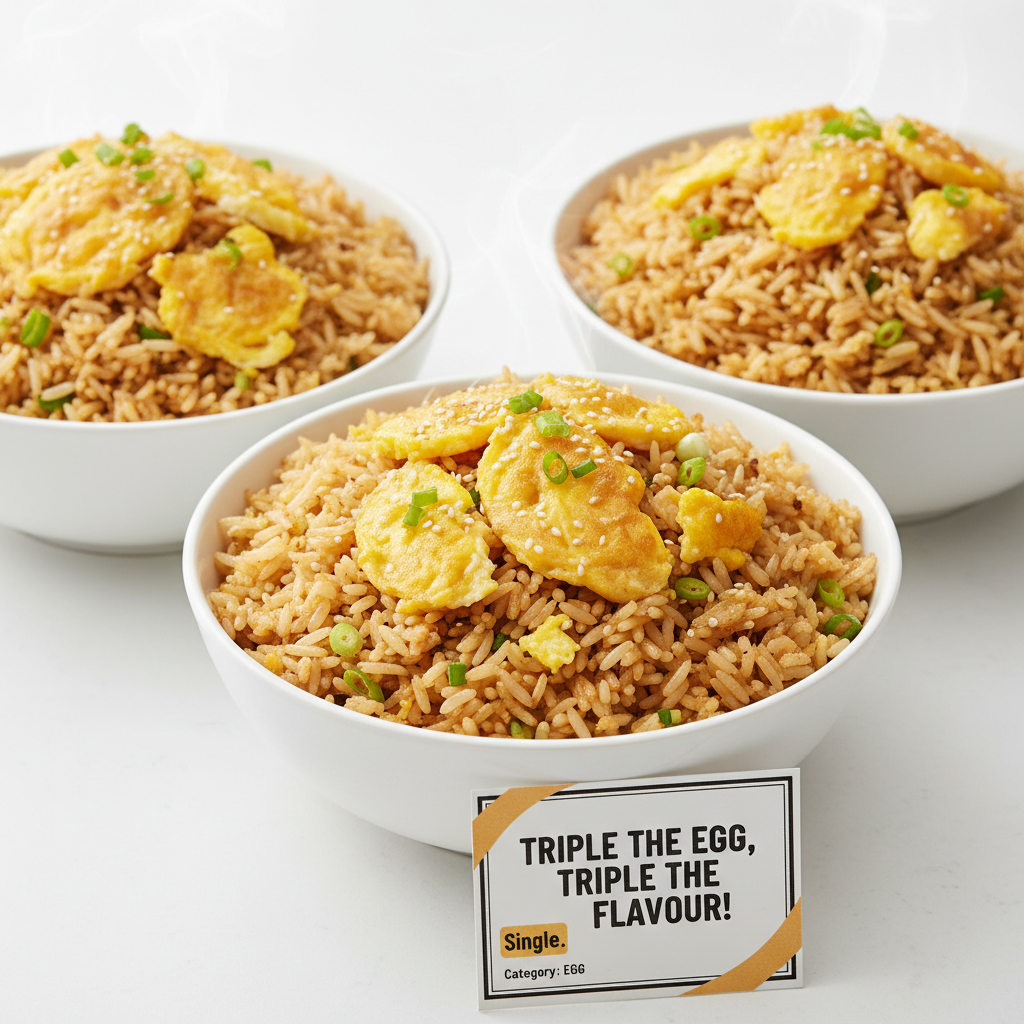 3 Egg Fried Rice (Single)