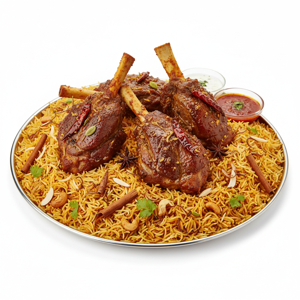 Mutton Ghee Roast Mandi