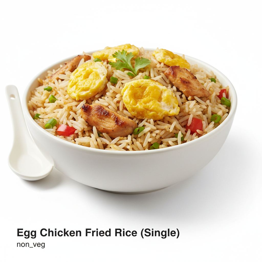 3 Egg Chicken Fried Rice (Single)
