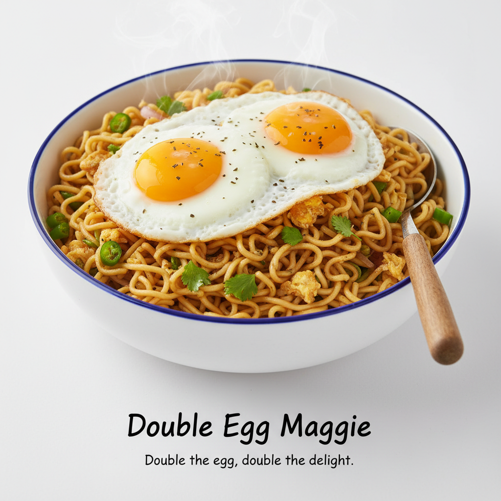 Double Egg Maggie