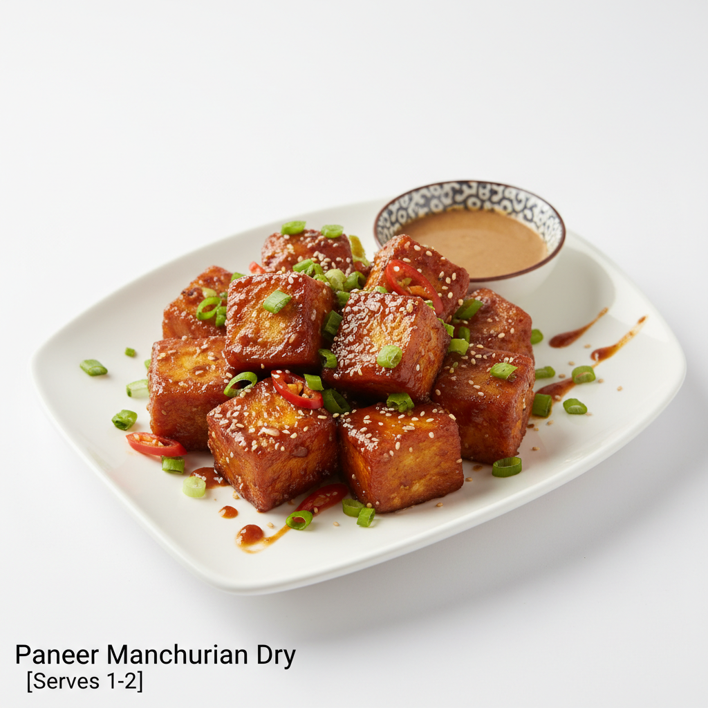 Paneer Manchurian Dry