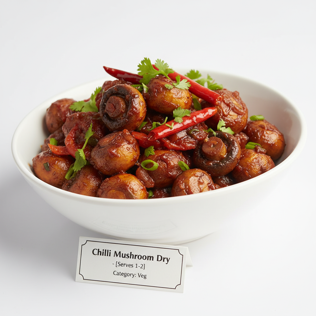 Chilli Mushroom Dry