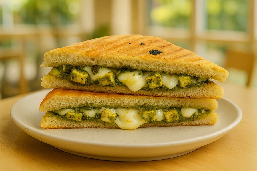 Pesto Paneer Sandwich