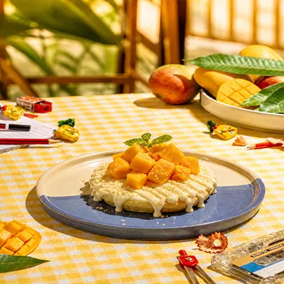 Mango & Cream Cheese Pancake - Gluten Free
