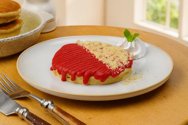 Raspberry Crumble Pancake - Gluten Free
