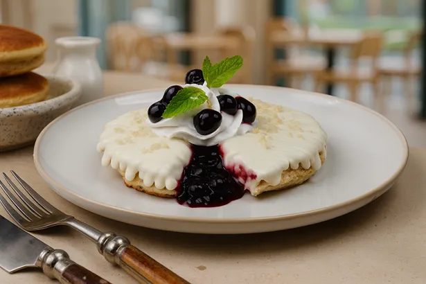 Blueberry Filled Pancake - Gluten Free