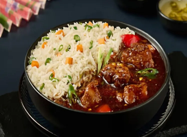 Chicken Fried Rice + Chilly Chicken