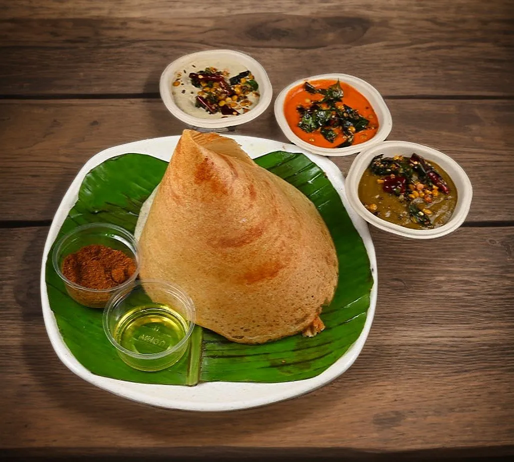 Ghee Karampodi Dosa