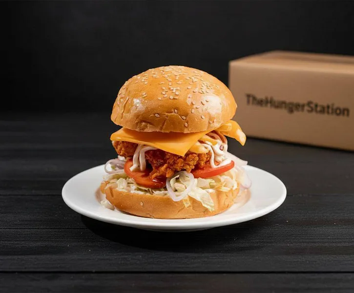 Cheesy Zinger Burger