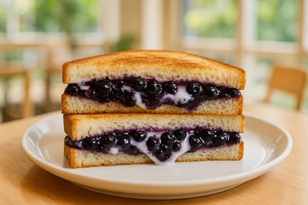 Blueberry Cheese Sandwich