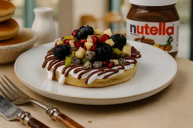 Fresh Fruit & Nutella Pancake - Regular
