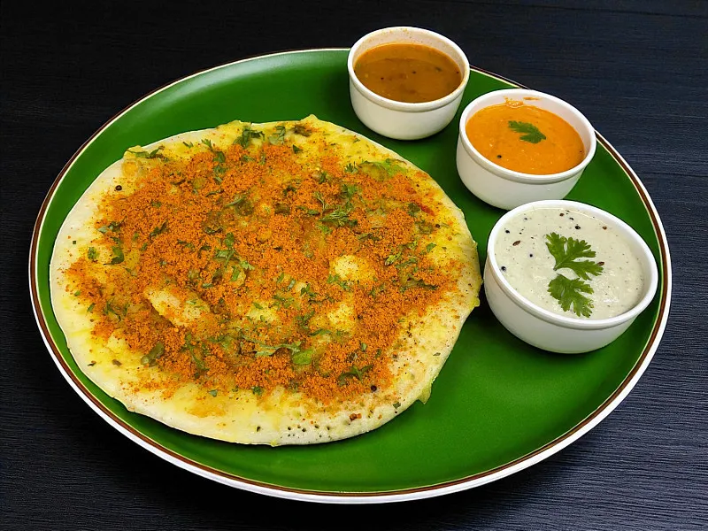 Podi Masala Uttapam