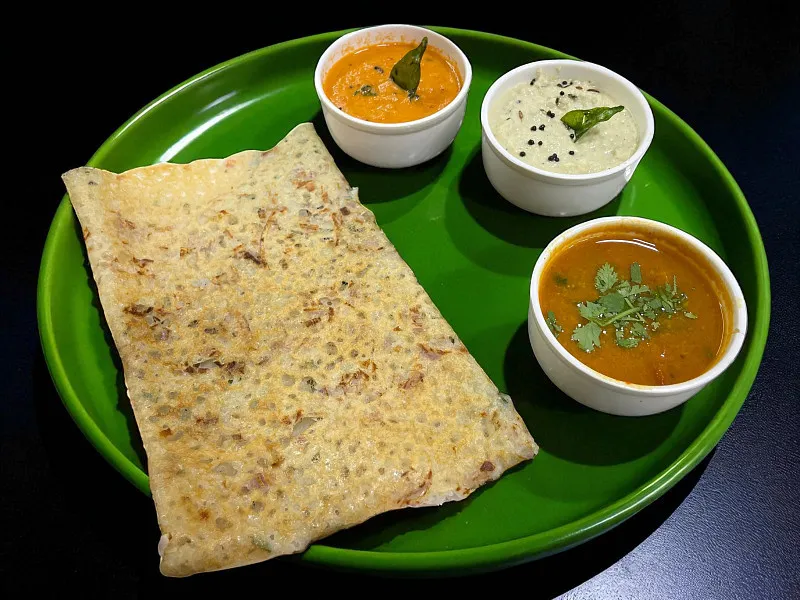 Rava Onion Dosa