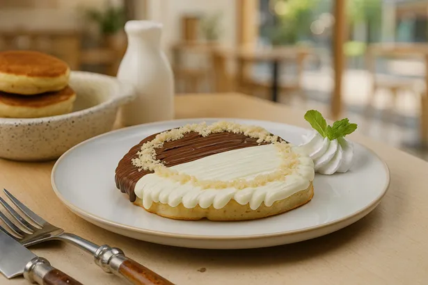Belgian Milk And White Chocolate Pancake - Gluten Free