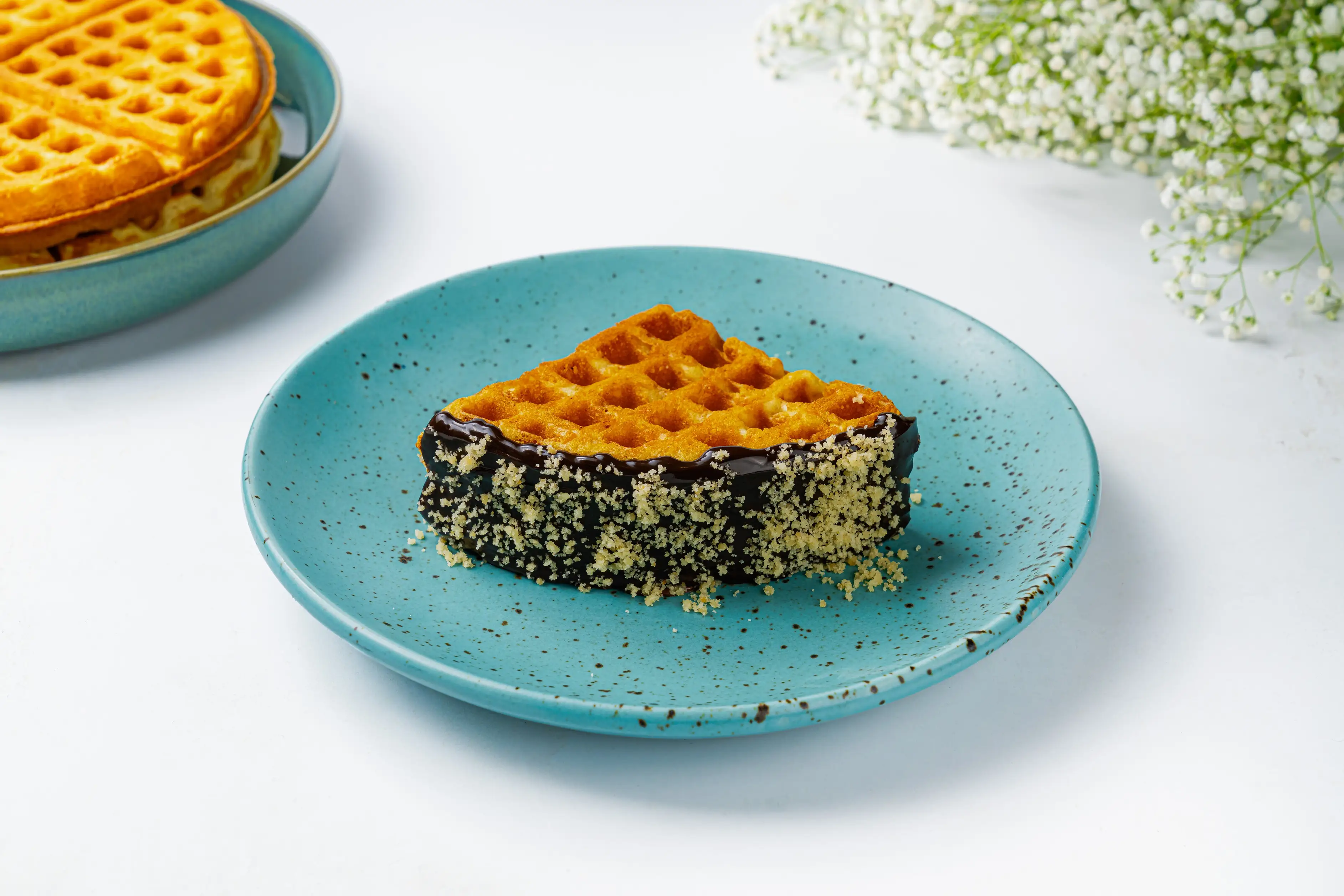 Belgian Dark Chocolate Waffle