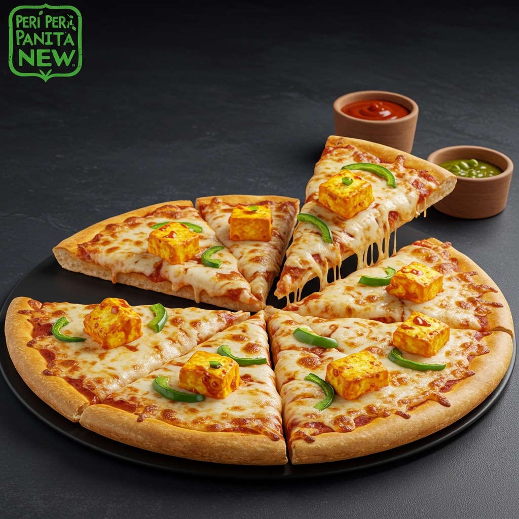 Peri Peri Paneer Pizza New