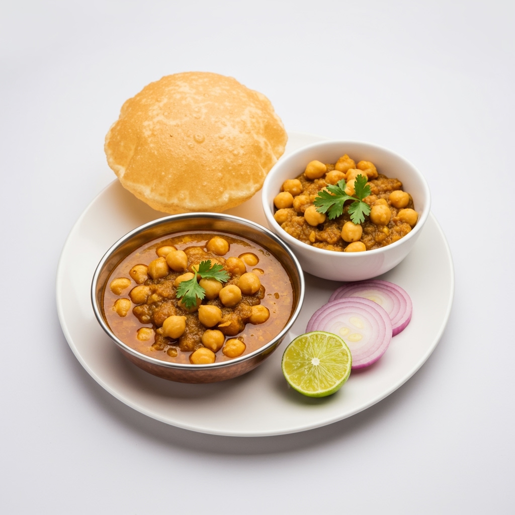 Chole + Chapathi / Poori